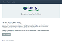 Tablet Screenshot of oconus.com